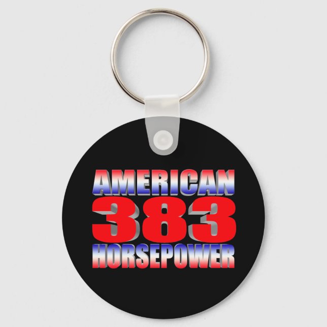 chevy 383 stroker key ring (Front)