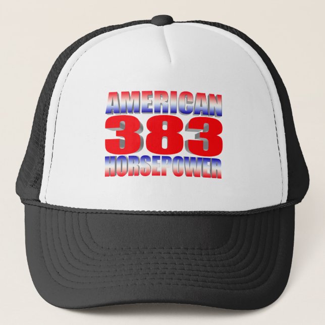 chevy 383 stroker trucker hat (Front)