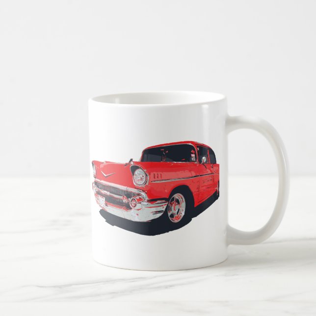 Chevy Bel Air vector illustration Coffee Mug (Right)