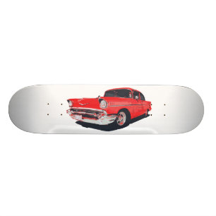 Chevy Bel Air vector illustration Skateboard