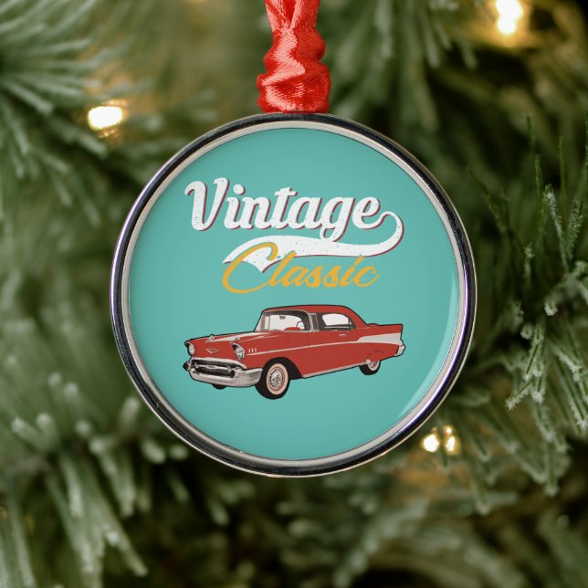 Chevy Belair Metal Tree Decoration (Tree)