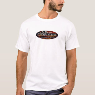 Chevy Camaro - Oval Flag Emblem American Classic T-Shirt