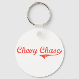 Chevy Chase Maryland Classic Design Key Ring