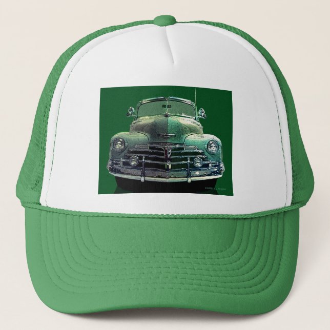 Chevy Convertible Trucker Hat (Front)