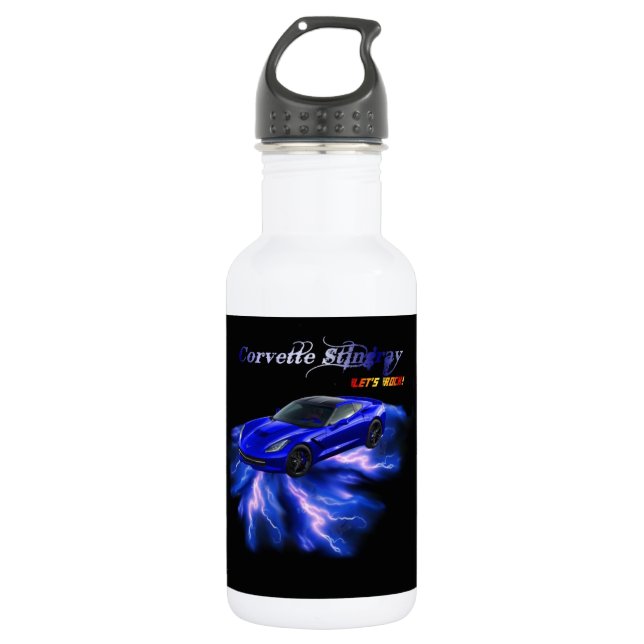 Chevy: Corvette Stingray 2013 532 Ml Water Bottle (Front)