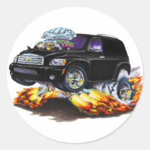 Chevy HHR Black Panel Truck Classic Round Sticker