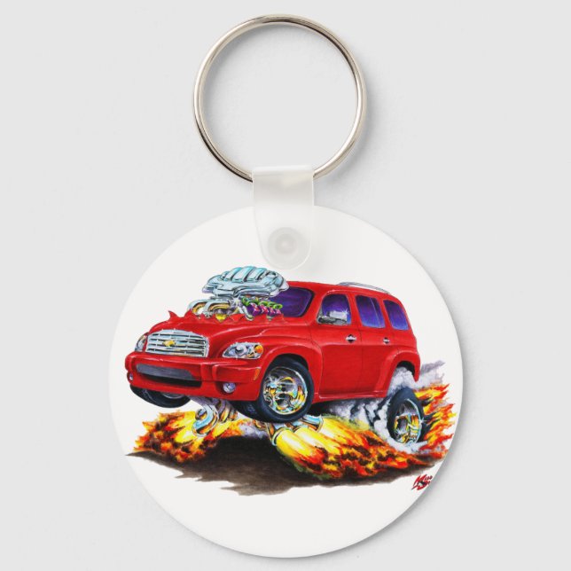 Chevy HHR Red Truck Key Ring (Front)