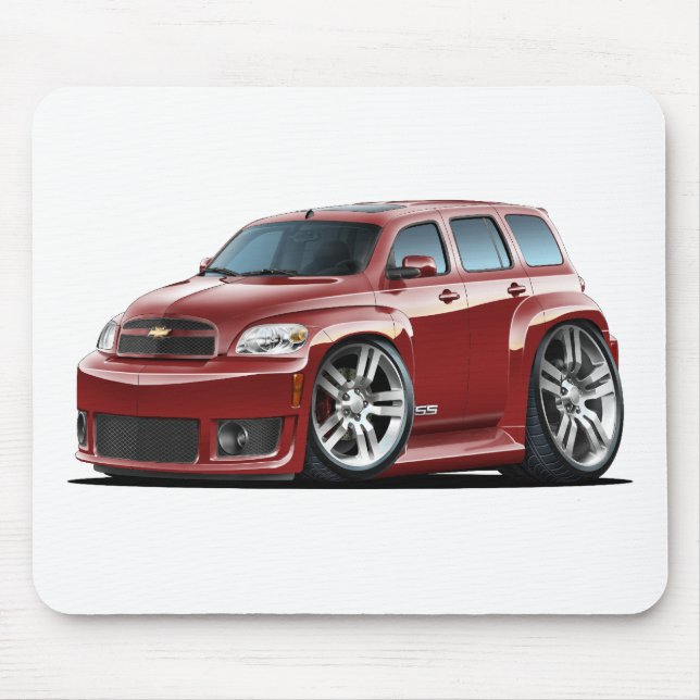 Chevy HHR SS Maroon Truck Mouse Mat (Front)