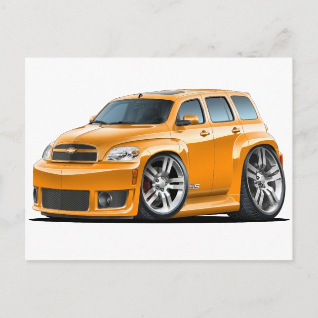 Chevy HHR SS Orange Truck Postcard (Front)