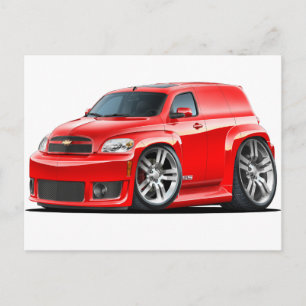Chevy HHR SS Red Panel Truck Postcard