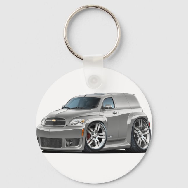 Chevy HHR SS Silver Panel Truck Key Ring (Front)