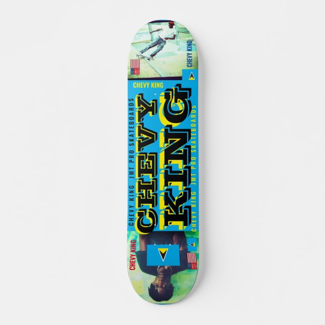 CHEVY KING  OFFICIAL 7 3/4" Skateboard Deck (Front)