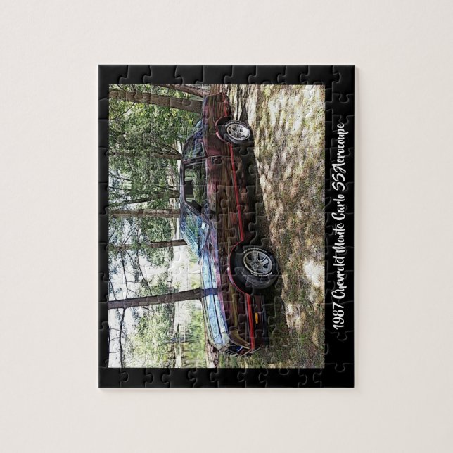 Chevy Monte Carlo SS Aerocoupe Poster Jigsaw Puzzle (Vertical)