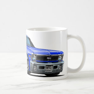 Chevy Nova Blue Car Coffee Mug