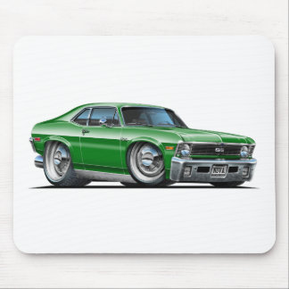 Chevy Nova Green Car Mouse Mat