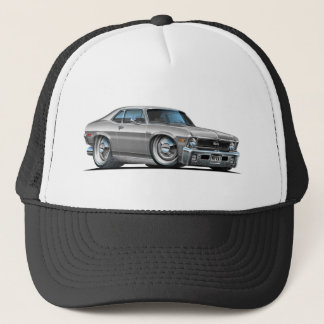Chevy Nova Silver Car Trucker Hat