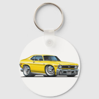 Chevy Nova Yellow Car Key Ring