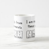 Chevy periodic table name mug (Center)
