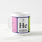 Chevy periodic table name mug (Front Left)