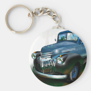 Vintage Fargo Truck Emblem Photo Keychain Gift 