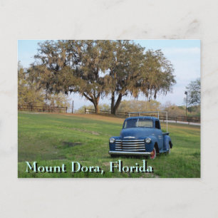 Chevy Pickup Truck Mount Dora, Florida Country lan Postcard