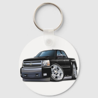 Chevy Silverado Black Extended Cab Key Ring