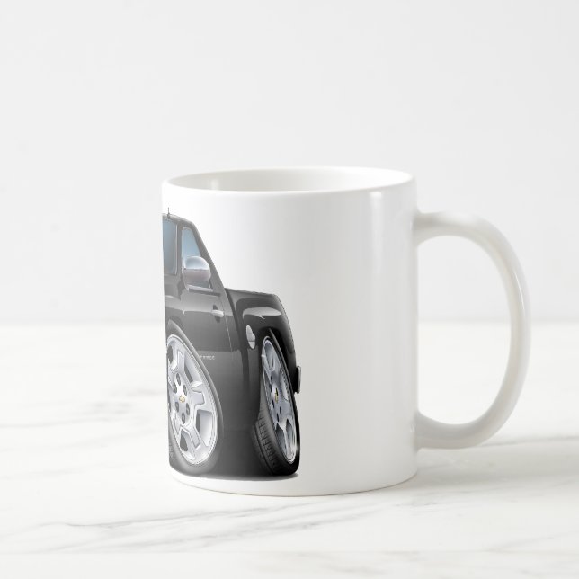 Chevy Silverado Black Truck Coffee Mug (Right)