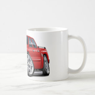Chevy Silverado Dualcab Red Truck Coffee Mug