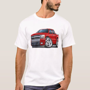 Chevy Silverado Dualcab Red Truck T-Shirt