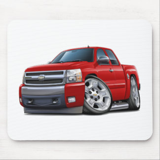 Chevy Silverado Red Extended Cab Mouse Mat