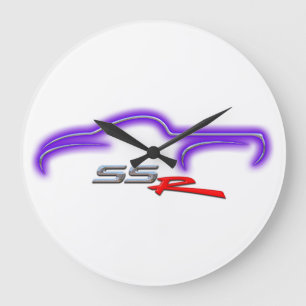 Chevy SSR - Ultra Violet Wall Clock/Large Large Clock