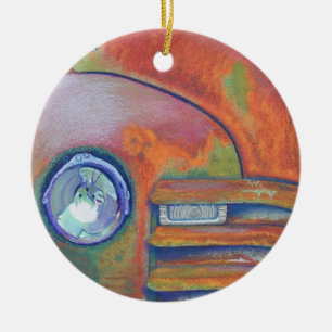 Chevy Truck Ceramic Tree Decoration
