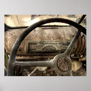 CHEVY TRUCK DASH  1946 POSTER