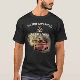 Chevy Truck Motor Swap Restoration Smoke Mechanic T-Shirt
