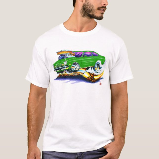 Chevy Vega Green Car T-Shirt (Front)