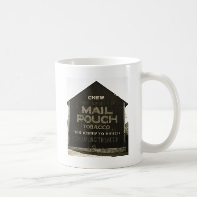 Chew Mail Pouch Tobacco - Antique Photo Finish Coffee Mug (Right)