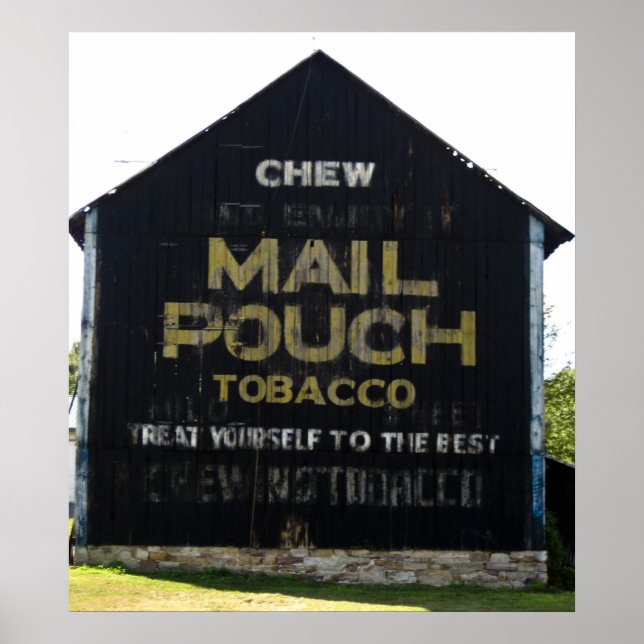 Chew Mail Pouch Tobacco Barn - Original Photo Poster (Front)