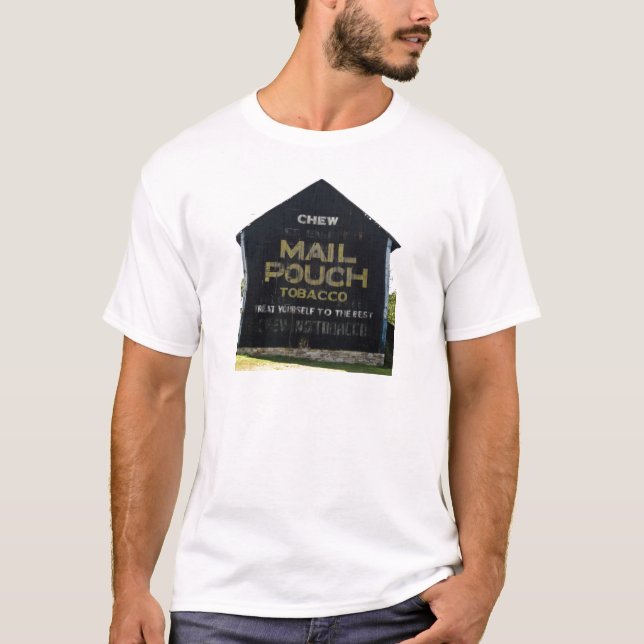 Chew Mail Pouch Tobacco Barn - Original Photo T-Shirt (Front)