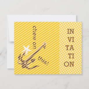 Chew on this Hook invitation