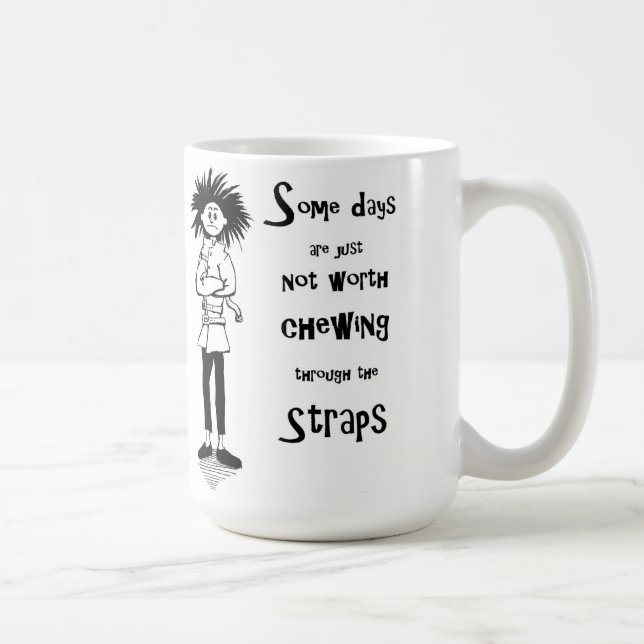 Chew through straps coffee mug (Right)
