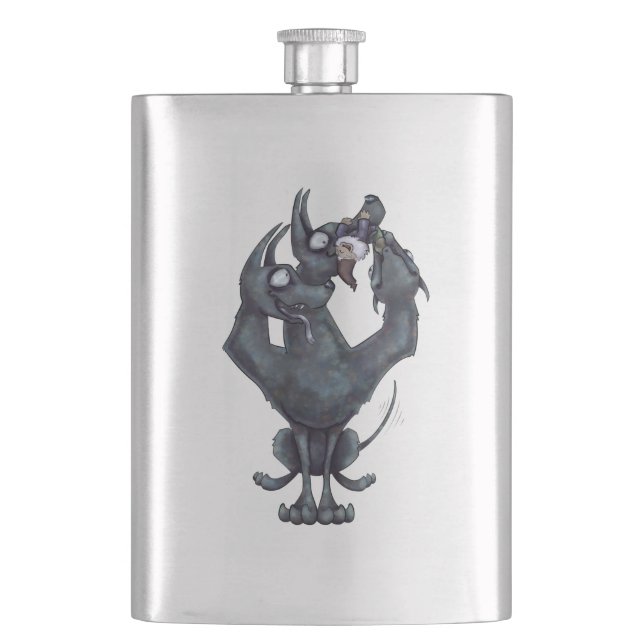 Chew Toy Hip Flask (Front)