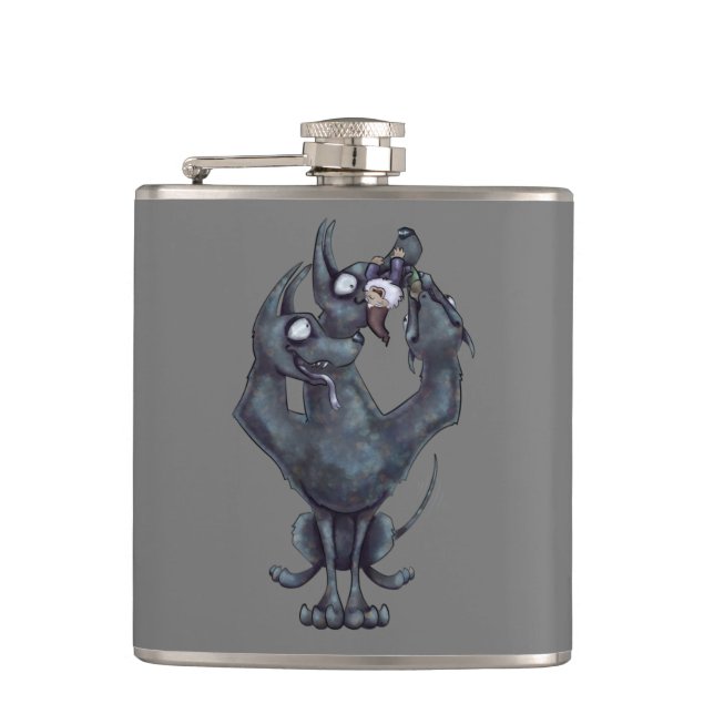 Chew Toy Hip Flask (Front)