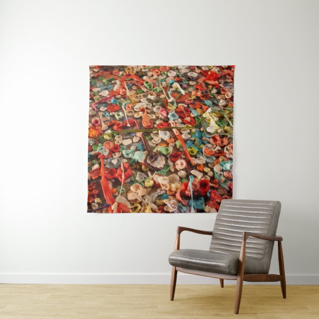Chewed Bubble Gum  Tapestry (In Situ)