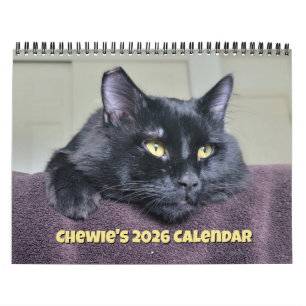 Chewie the Black Cat: 12 Months of Whiskers, Paws, Calendar