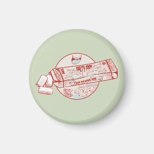 Chewing gum funny tuna fish flavour magnet