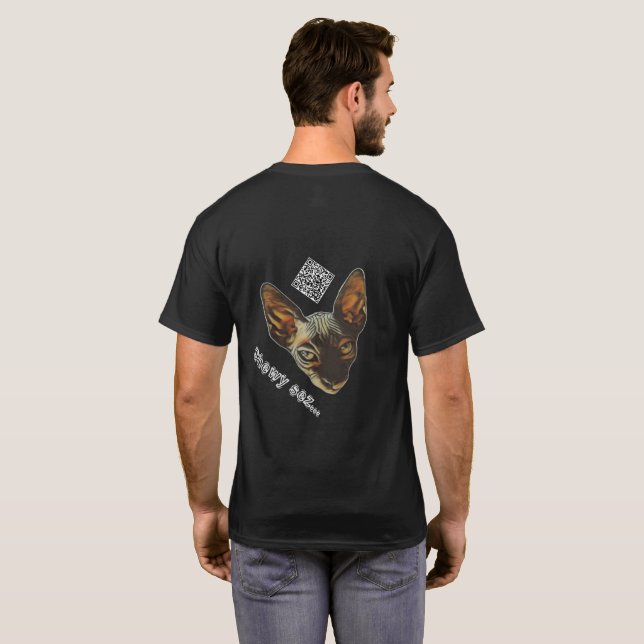 Chewy sez... I don't wanna. Jersey V-Neck T-Shirt (Back Full)