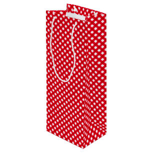 Chex 11-DARK RED-WINE BOTTLE GIFT BAG