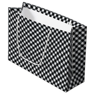 Chex 12-BLACK-WHITE-GIFT BAG L