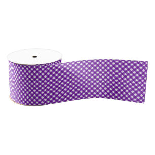 CHEX 18-DARK PURPLE-RIBBON SPOOL GROSGRAIN RIBBON