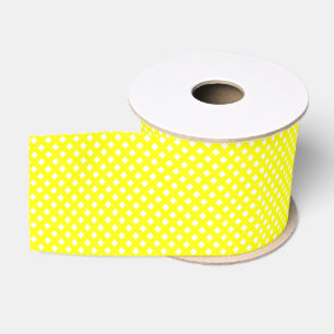 CHEX 8 YELLOW-RIBBON SPOOL GROSGRAIN RIBBON